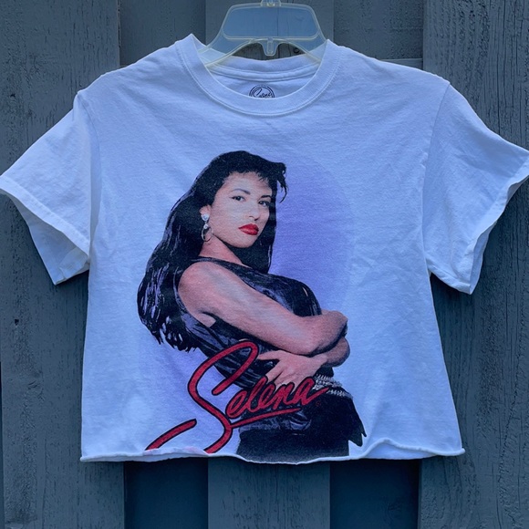 Selena Official Merch Tops - Official Selena Cropped Tshirt